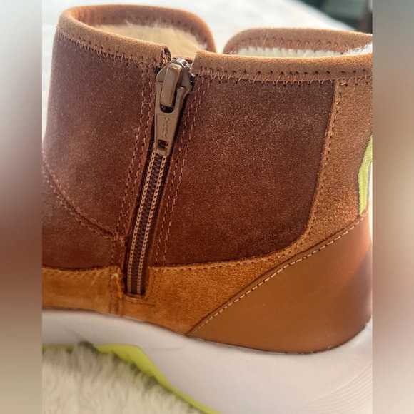 NWT Nurture the Rainier Sz 7.5 Tan Two-Tone Suede High Top Cold Weather Booties - Picture 13 of 16